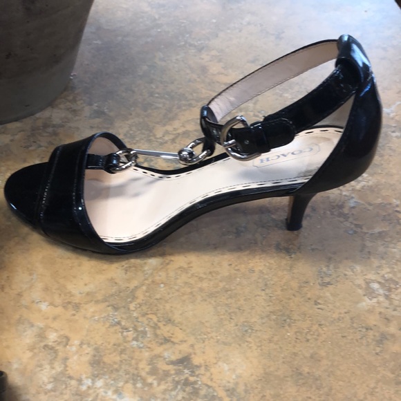 Coach Black Slingbacks Sandals - Picture 7 of 10
